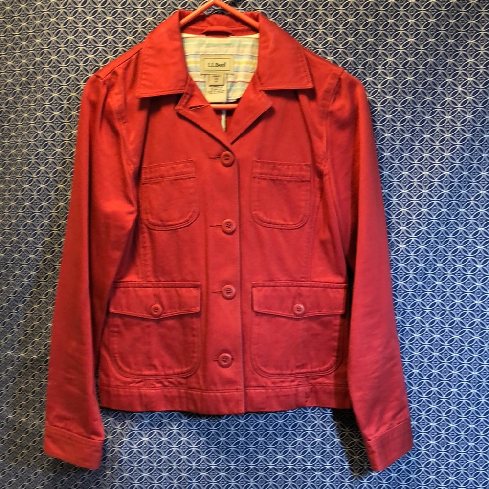 LL Bean Pink Jacket